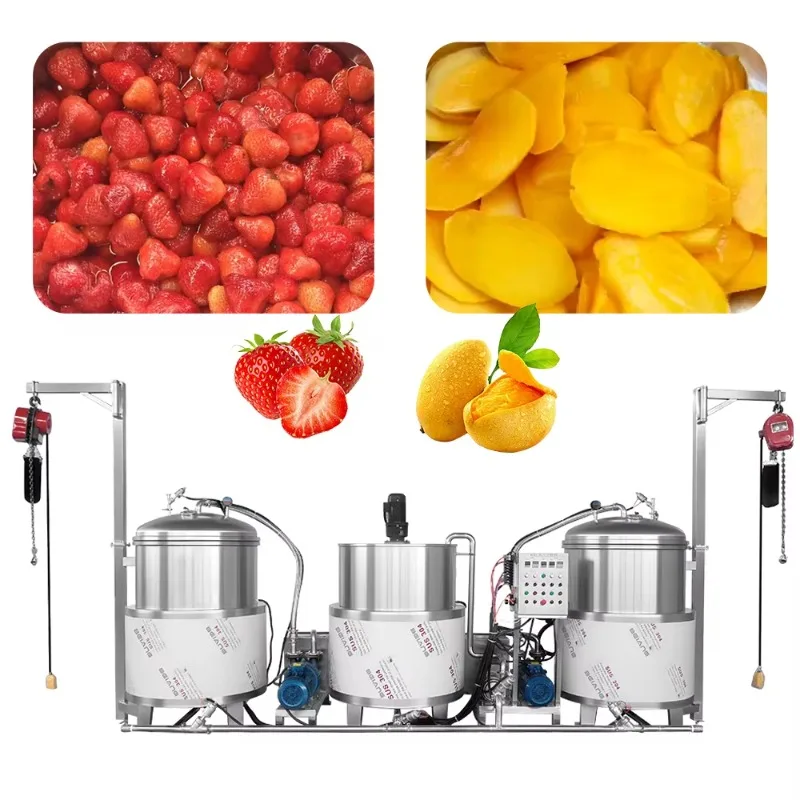 Food-Grade Standard Vacuum Sugar Impregnation Machine for Fruit Vegetable Sugar Infusion Processing FL Customized Wholesale