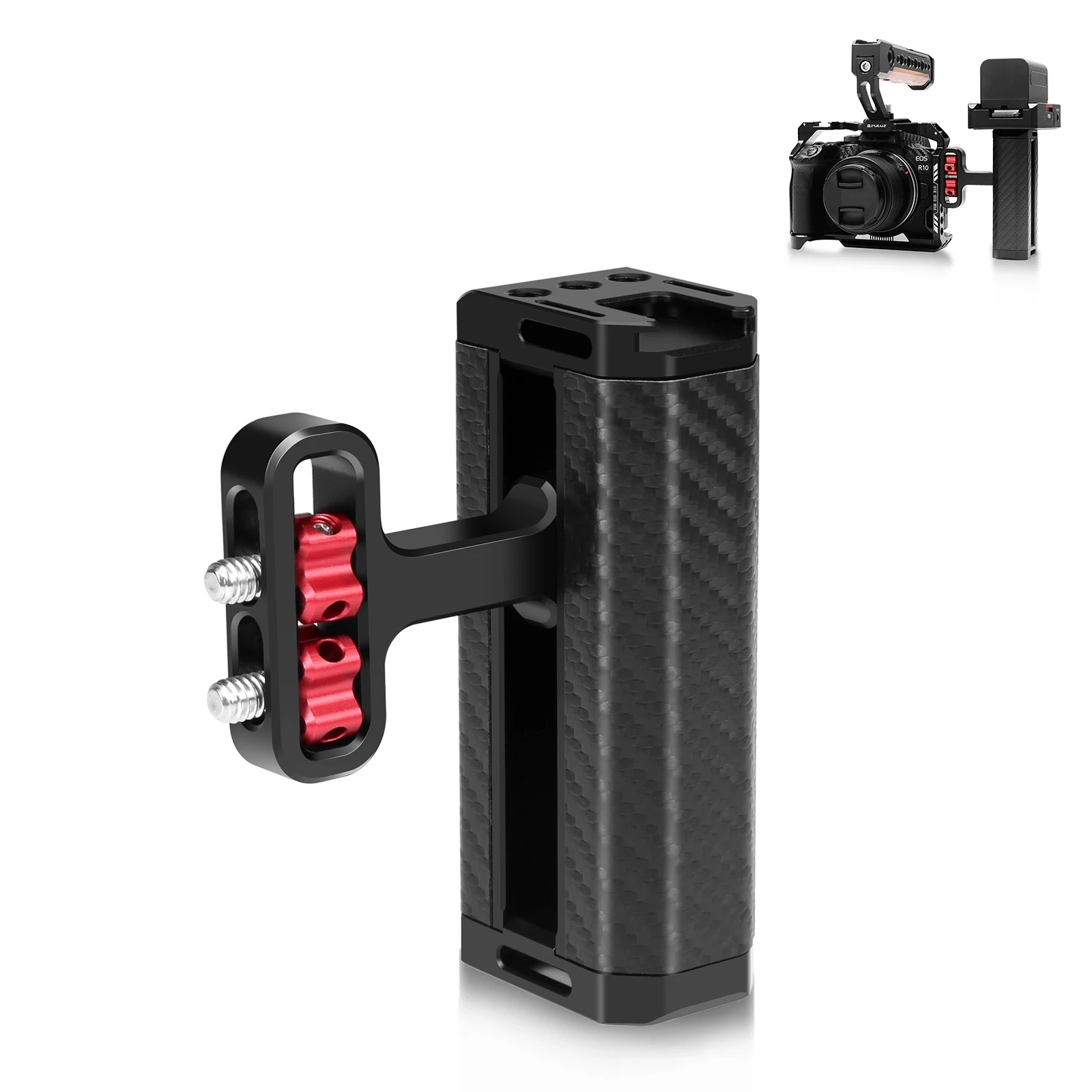 

PULUZ Universal Camera Metal Side Handle with Cold Shoe Mount for Camera Cage Stabilizer