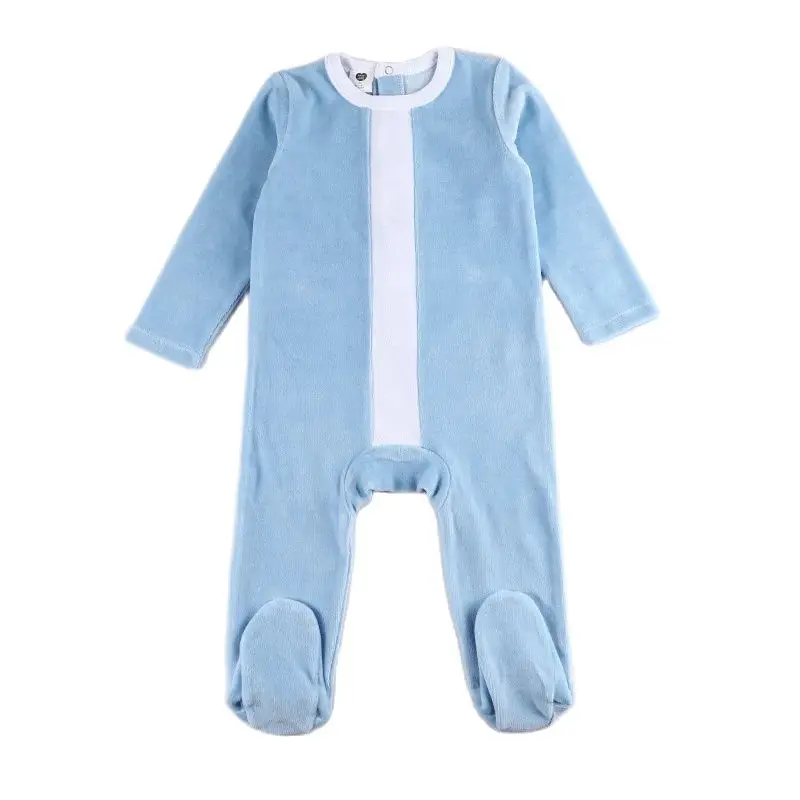 Baby velour romper footies kids clothes long sleeves baby overalls children boy and girl romper clothes baby jumpsuit size 3-18M