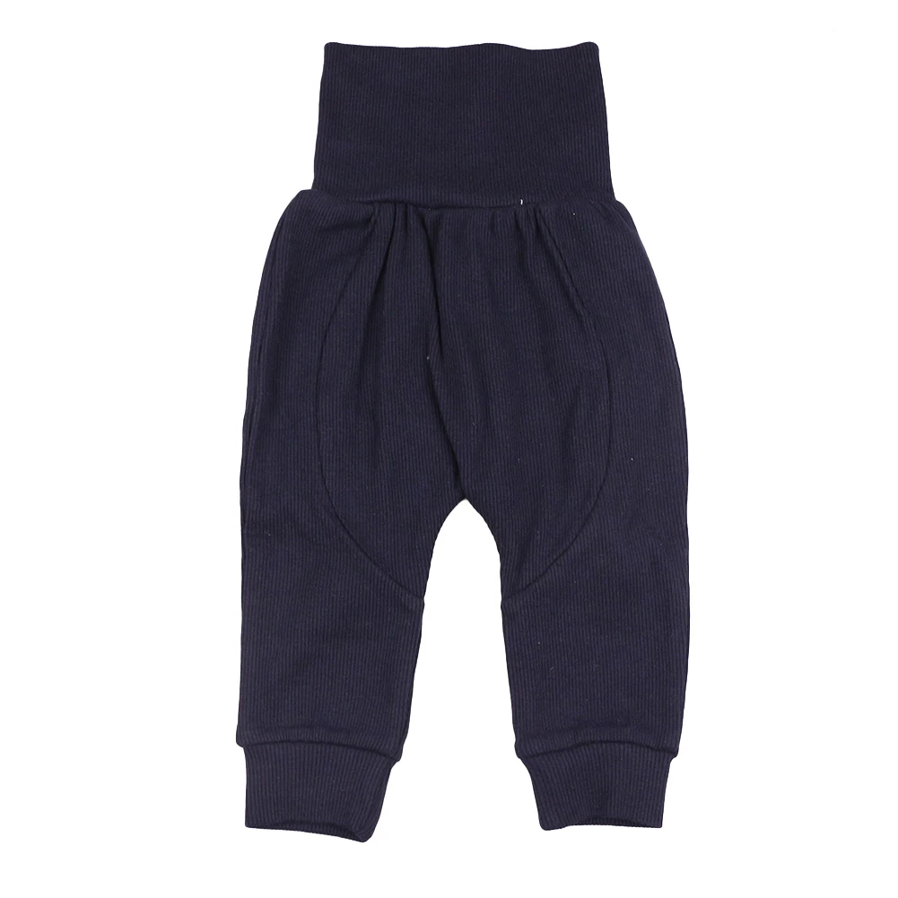 新生児用ユニセックスハイウエストパンツ、カジュアルロングパンツ、幼児用ソリッドハーレムパンツ、男の子と女の子用のキッズレギンス、モノクロ