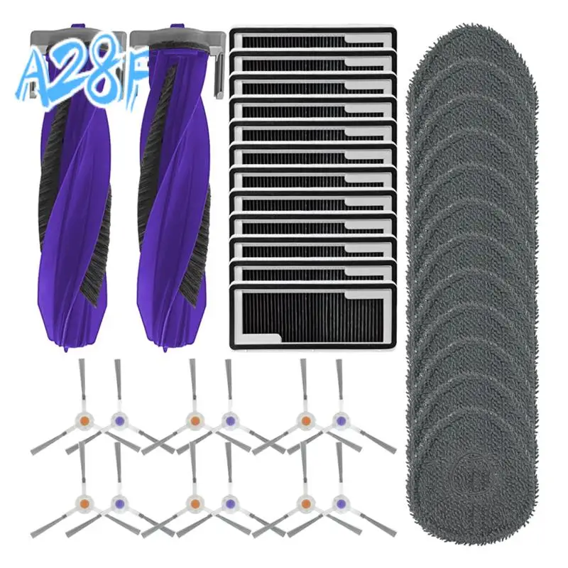 

A28F-Compatible For Narwal 001 Main Side Brush Hepa Filter Mop Cloth Accessoreis Replacement Spare Parts