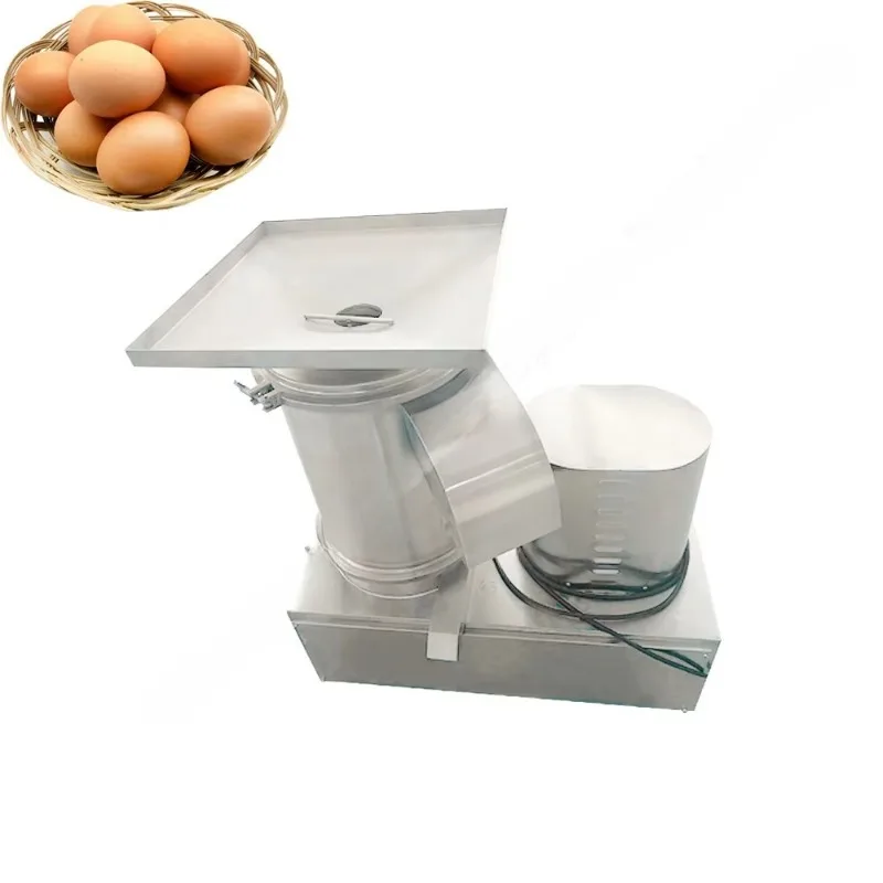 Customized Commercial Egg Cracking Machine Vertical Structure Egg Shell And Liquid Separating Equipment For Food Factory