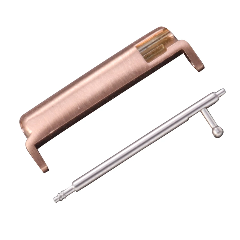 2er Set Smart Watch Bands Strap Connector Lugs Adapter Tool Golden Repair Parts