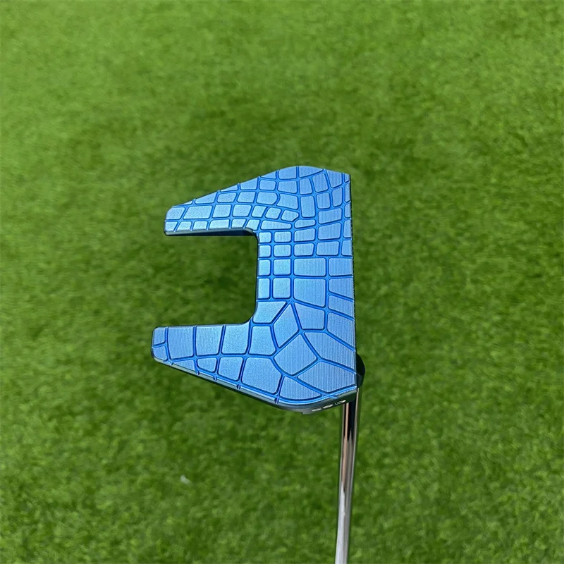 CALONG Golf Club Big Head Horn Double Push Crocodile Pattern Putter