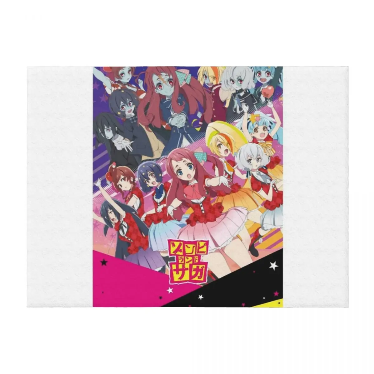 Zombieland Saga characters Throw Blanket Cute Luxury Plaid on the sofa Vintage Blankets