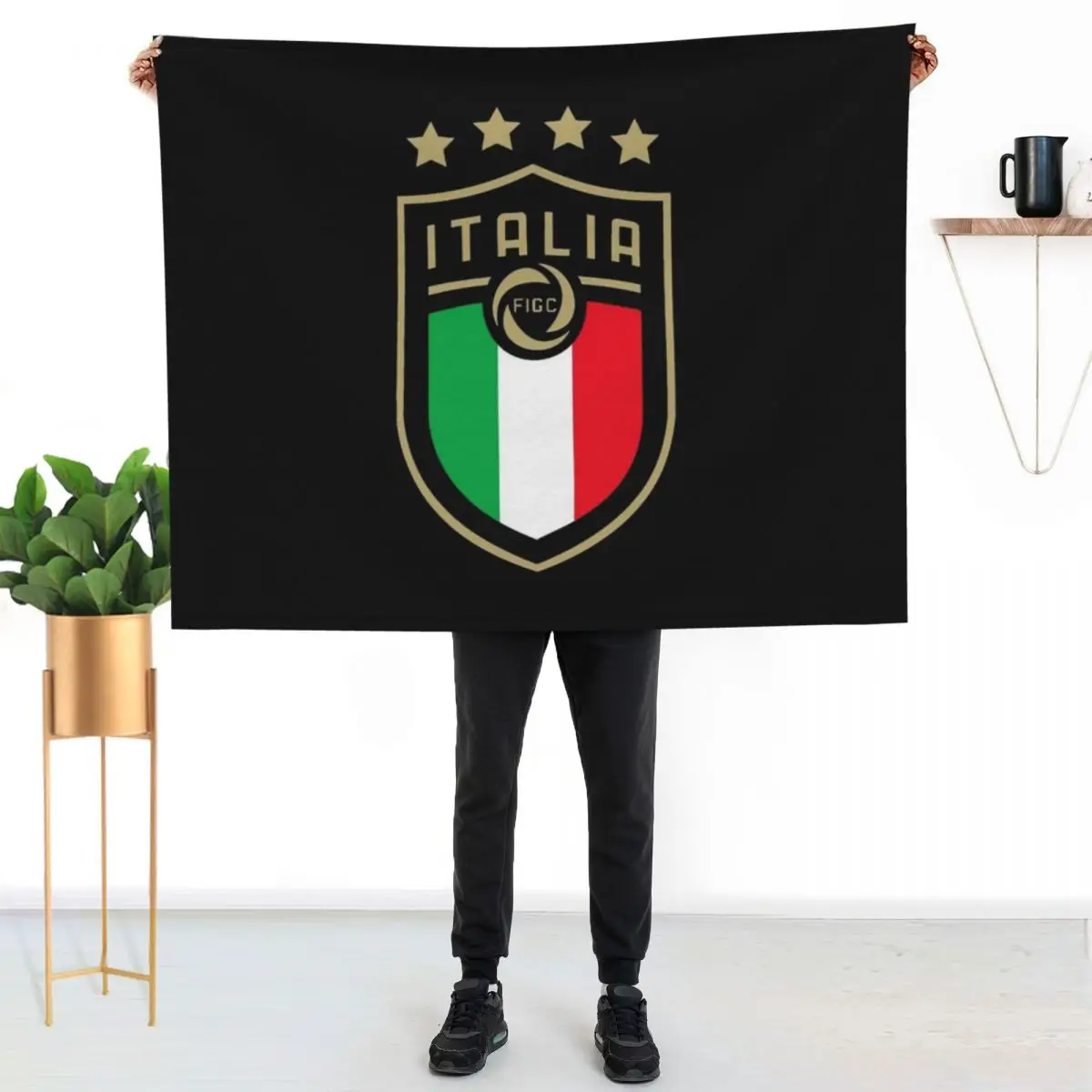 ITALIA Throw Blanket Thins blankets ands bed plaid Bed linens Luxury Thicken Warm Blankets
