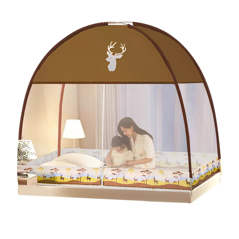 

Yurt mosquito net household installation-free mosquito net folding anti-drop mosquito net