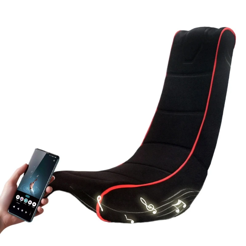 

Floor Foldable Rocking Chair Game Music Swing Built-in Speakers Game Chair