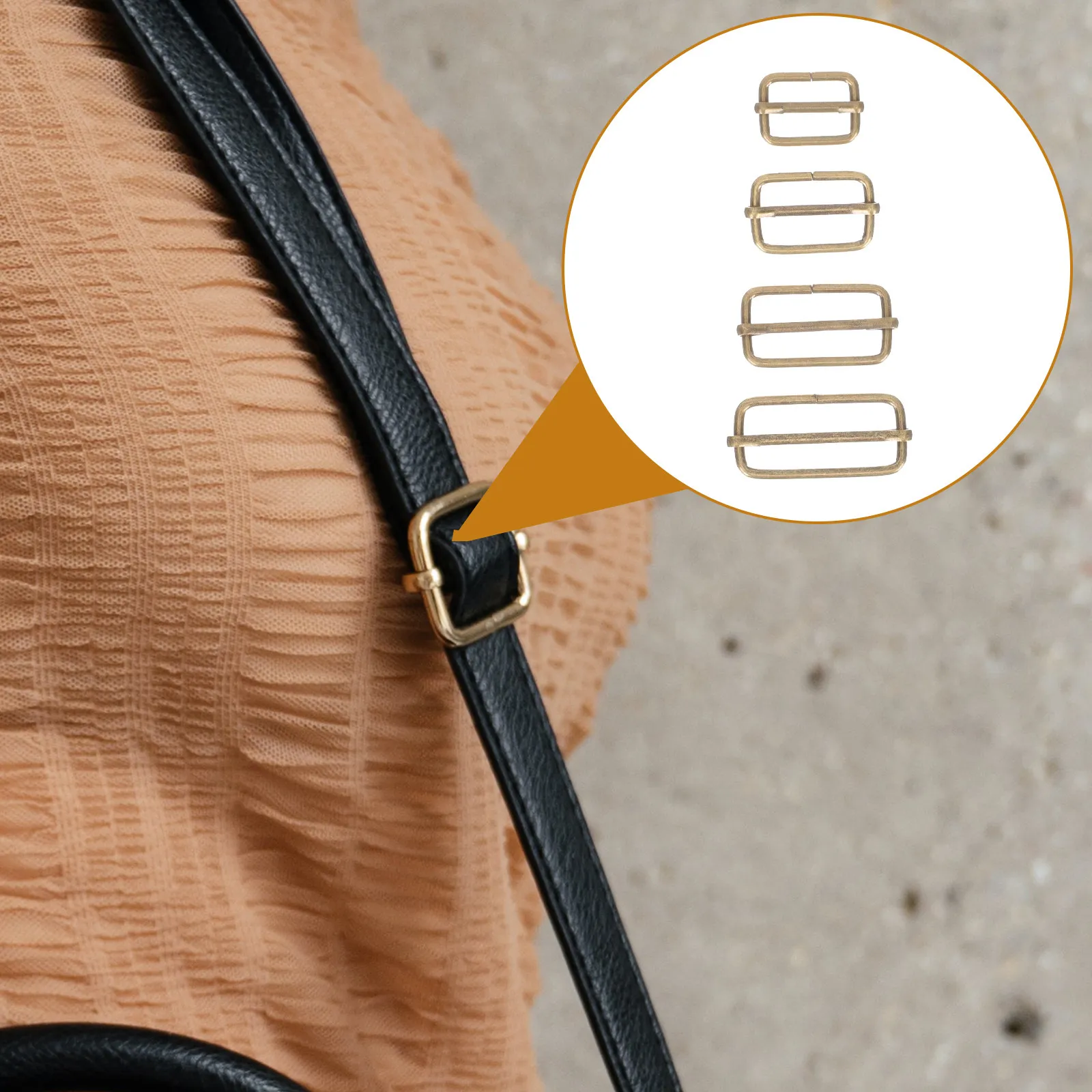 

80 шт. металлических пряжек для ремней, регулируемые скользящие пряжки, быстросъемные пряжки для сумок, багажа, чемоданов, ремней, аксессуары для рукоделия