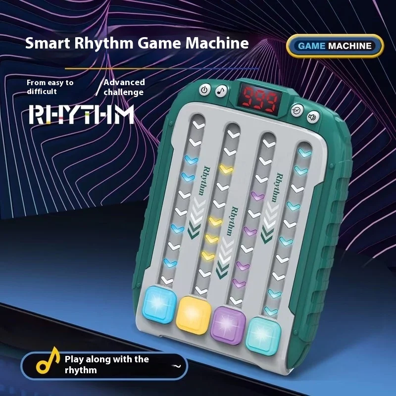 

Музыкальный ритм-игровой автомат, светящиеся игрушки-головоломки, Монтессори, путешествия, сенсорные игрушки, тренировка мозга, электронные игры, детские игрушки, подарки