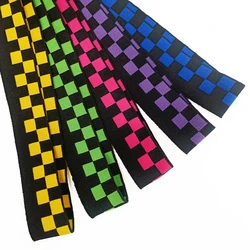 JIETAI-Colorful Square Jacquard Rib Fabric, Knitted DIY Cloth Accessories, Imitation Nylon Tissu Quilting, Summer Fashion