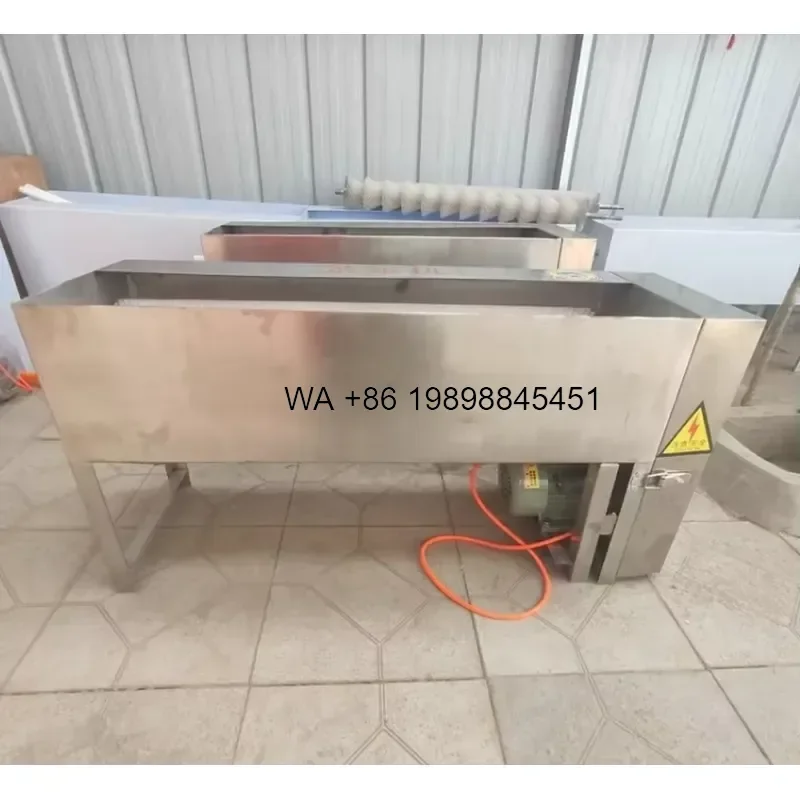 Wmwmnu High Efficiency Duck Egg Cleaning 2000pcs/h Food Grade 304 Stainless Steel Egg Washer for Clay-Coated Salted