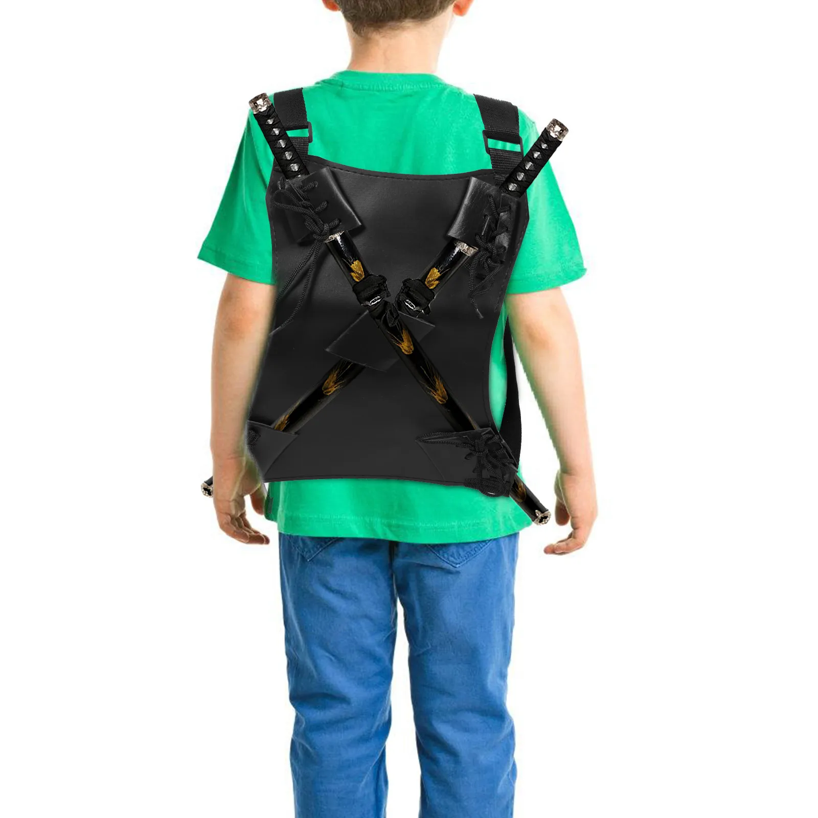 

Рюкзак с двумя плечевыми ремнями для косплея, средневековых сценических выступлений, сумка для меча, чехол для переноски меча, рюкзак для меча