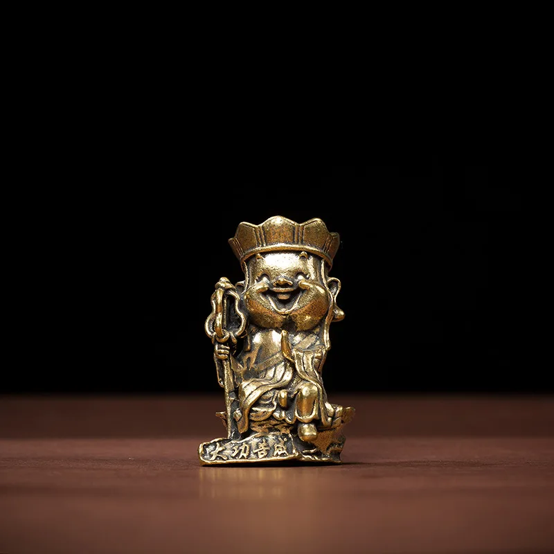 Exquisite Journey To The West Master and Apprentice Four Brass Handicrafts Desktop Ornament