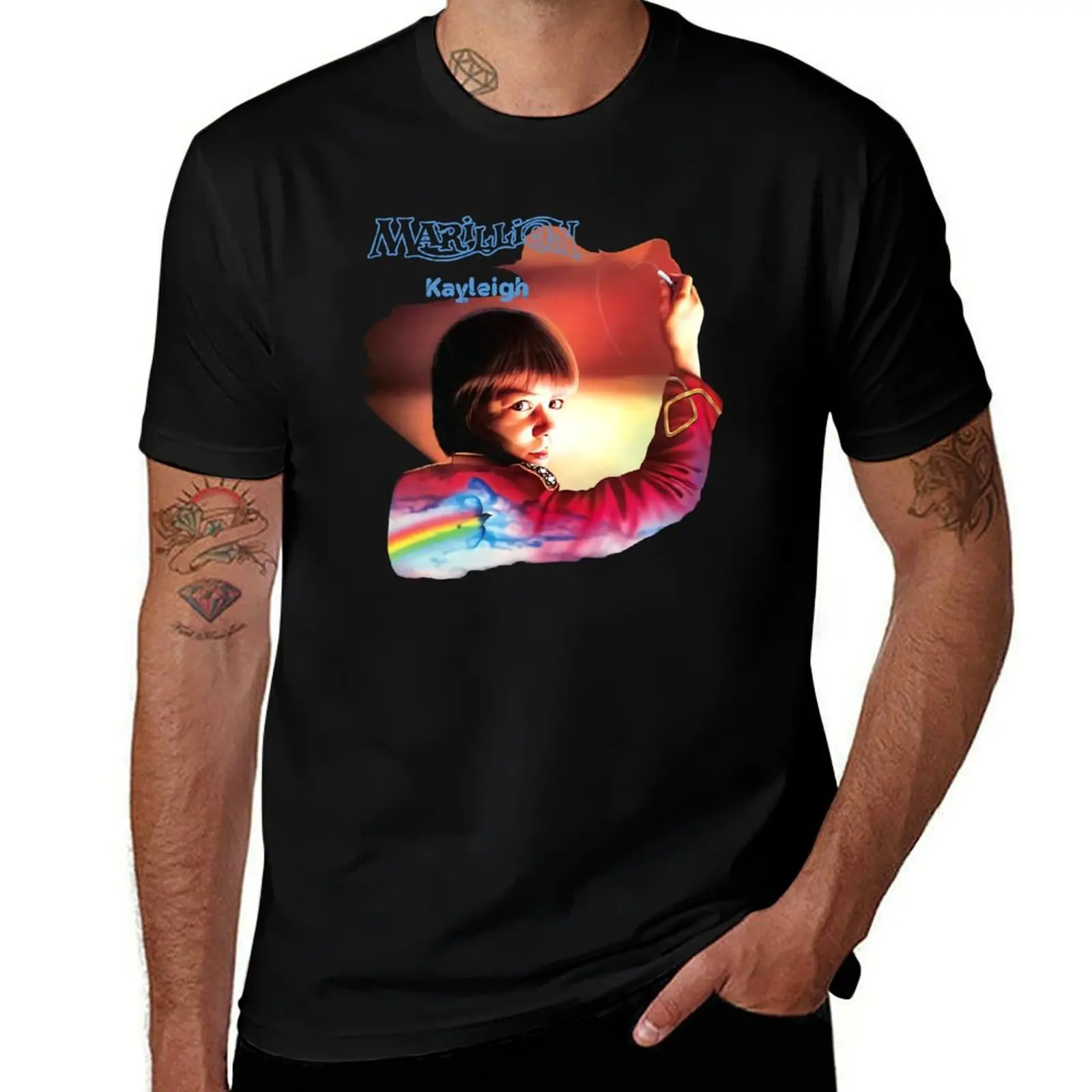 MARILLION KAYLEIGH NEW BLACK T-Shirt tops man t shirt graphic shirts plus sizes t shirts for men pack