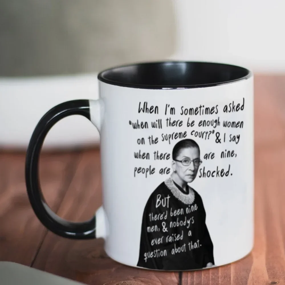 Women's University France, Ms. Ginsburg's office drinking water cup, coffee ceramic water cup