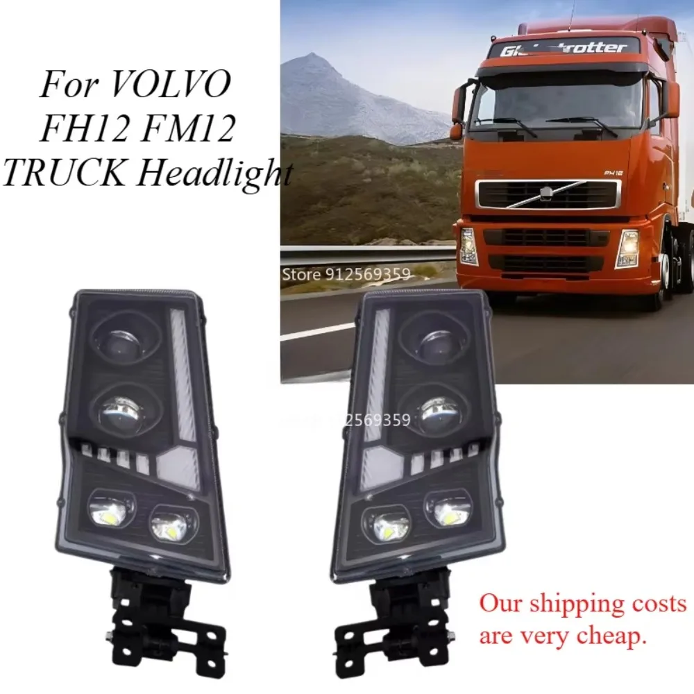 

Faro delantero LED para VOLVO FH12 FM12, faro delantero para camión, luz delantera Trun, luz de circulación diurna