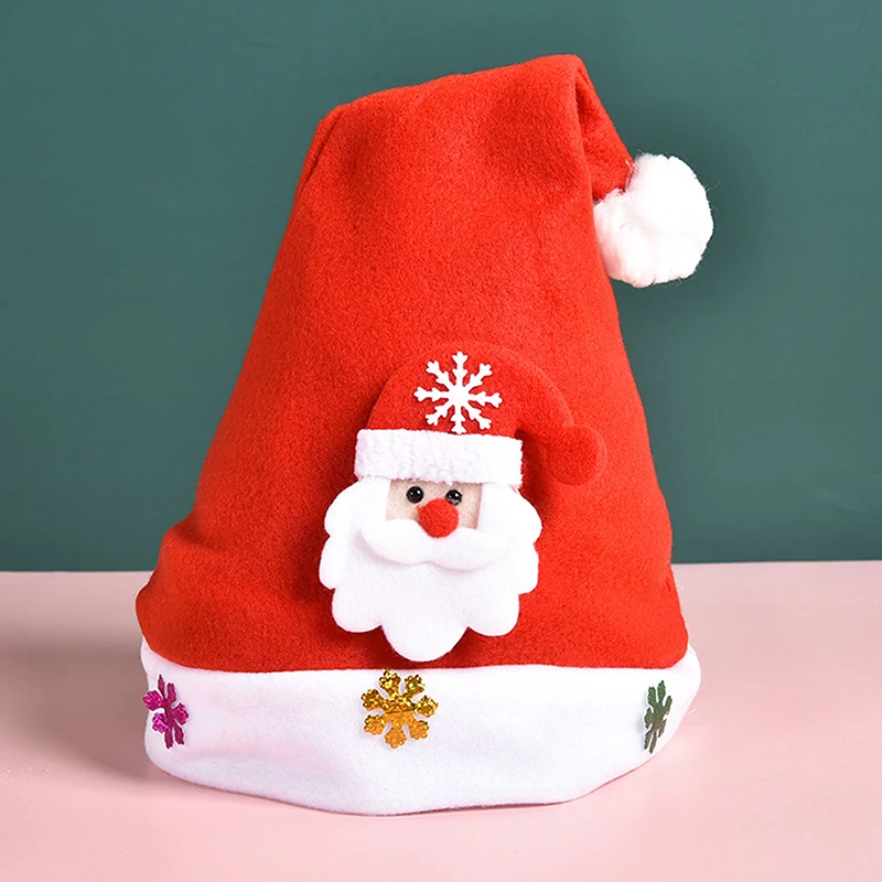 Chapeaux de Noël pour enfants et adultes, Père Noël, Bonhomme de neige, Elk Cap, Maternelle, ixà la maison, Décoration de fête, Cadeau de Noël, Nouvel An, 2025