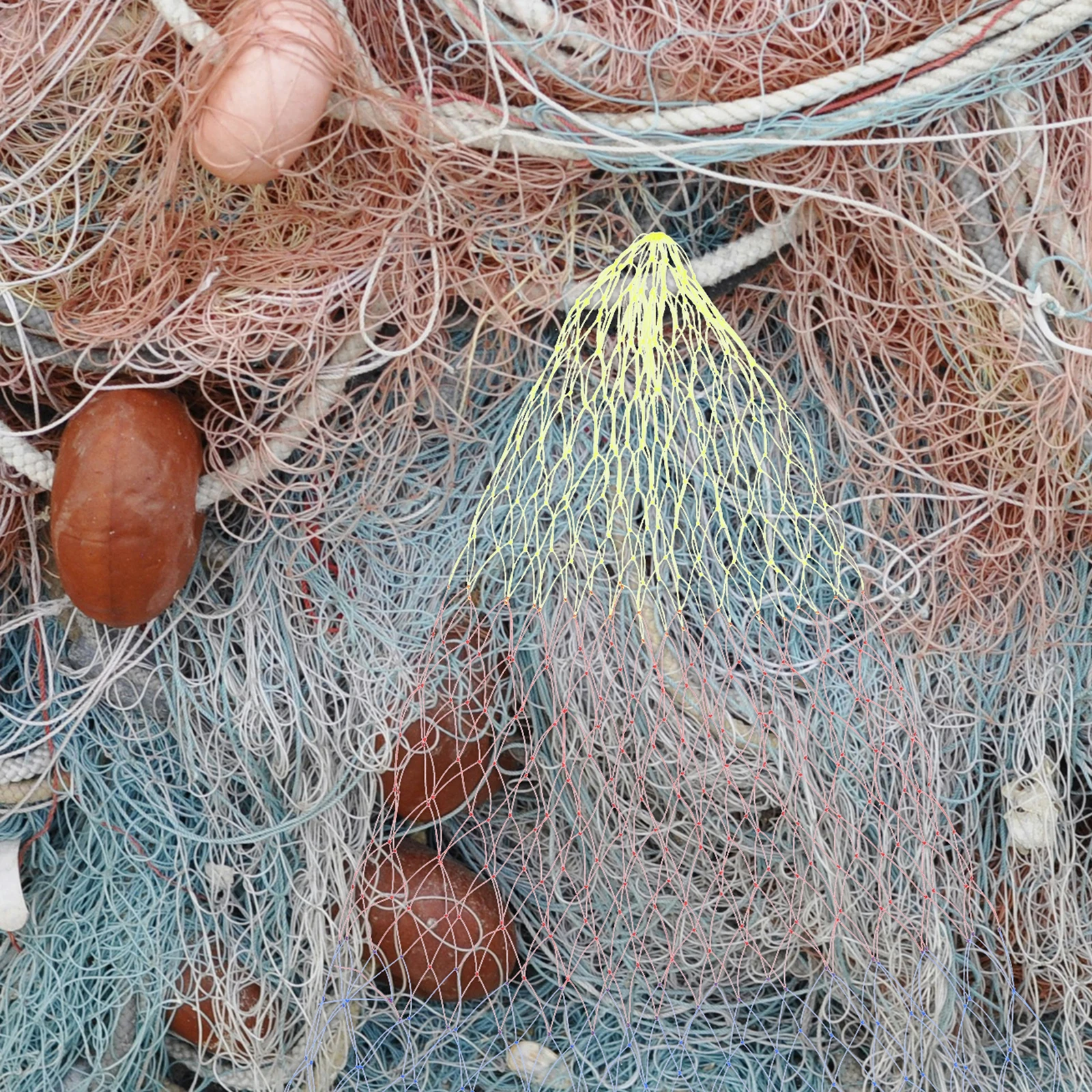 

Colorful Gelatin Silk Wire Fishing Net Durable Knotless Mesh Safe Catch Design Ideal Replacement Bag For Anglers And Fish Lovers