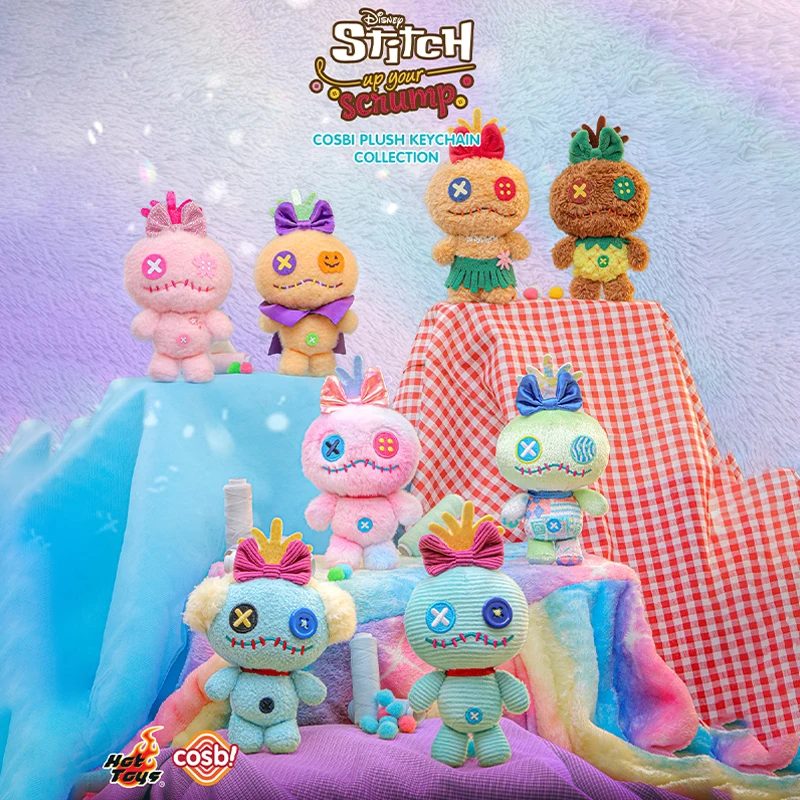 

Original Gift Hot Toys Disney Stitch Scrump Series COSBI Plush Pendant Blind Box Scrump Surprise Blind Box Plush Keychain