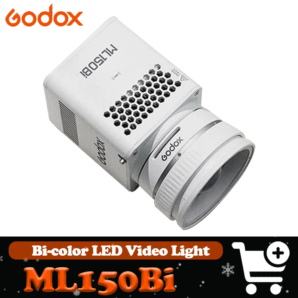 Luz de Video LED Godox ML150Bi de 150w 2800-6500K, Luz de Relleno para Fotografía, Producción de Video y Vlogging