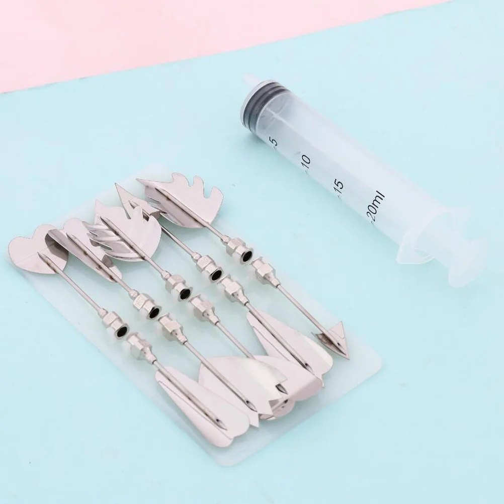 

11 Pcs Cake Tools 3D Gelatin Jelly Tools Pudding Pastry Nozzles Gelatin Tools Cake Decoration Tool for Kitchen Restaurant Ba