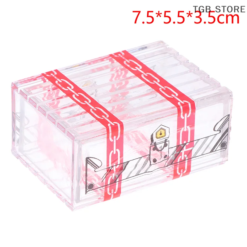 صندوق الذكاء الآخرون لا يمكن فتح الصندوق الشفاف خدعة سحرية درج سري ألعاب تعليمية دعائم سحرية ألعاب ذكاء #1