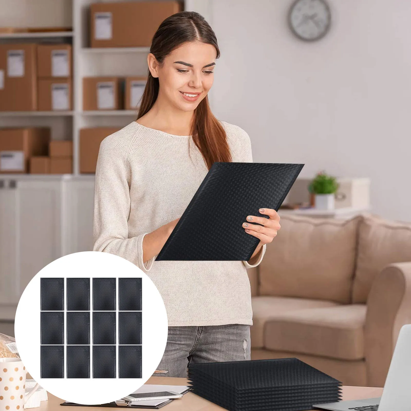 25 Stuks Waterdichte Bubble Mailer Gewatteerde Enveloppen Sterke Zelfklevende Mailing Zakken Duurzaamheid Bubble Mailers Gewatteerde Envelop