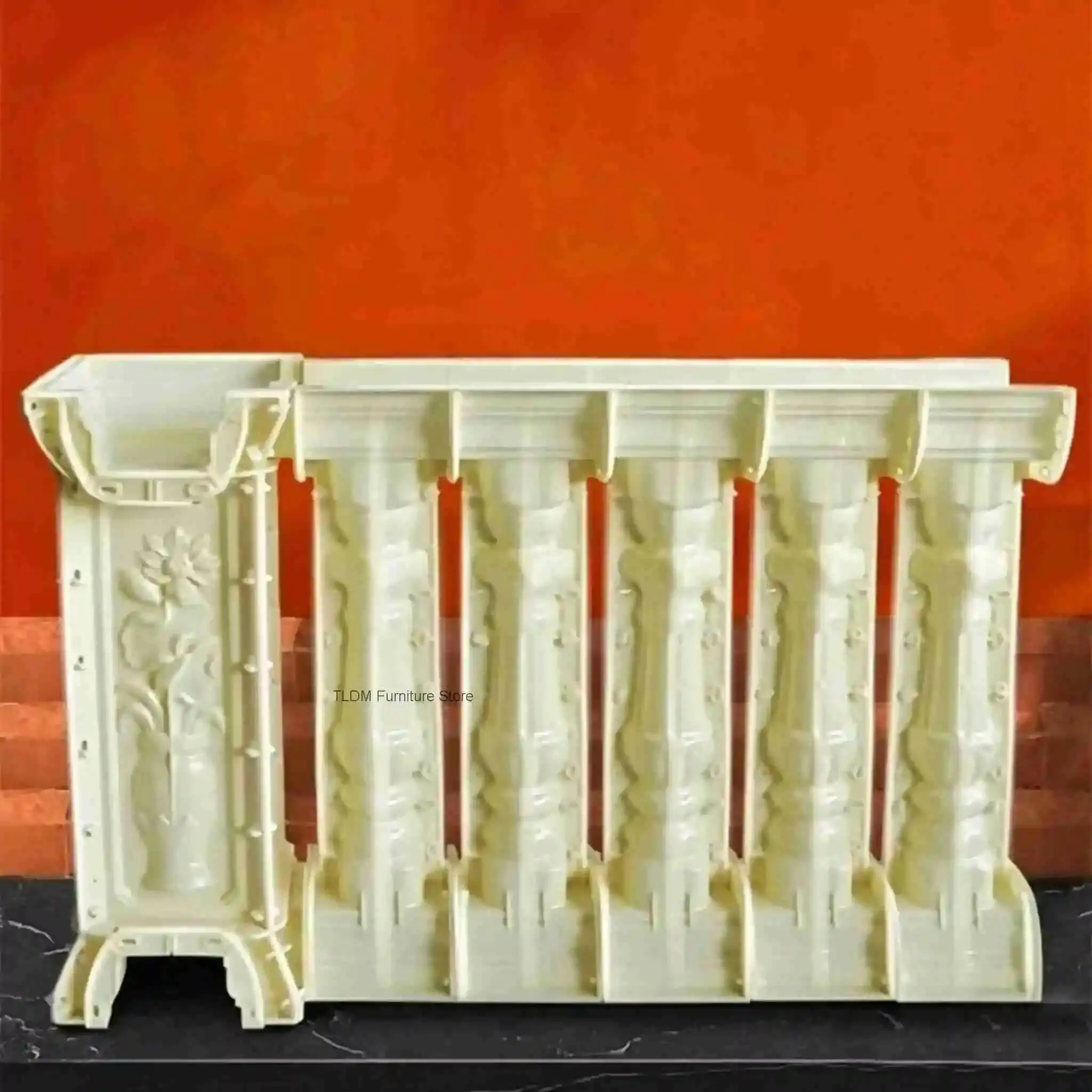 American Style Roman Column Mold for Villa Railing Fence Balcony Guardrail Vase Column Cast in Place Cement Building Formwork