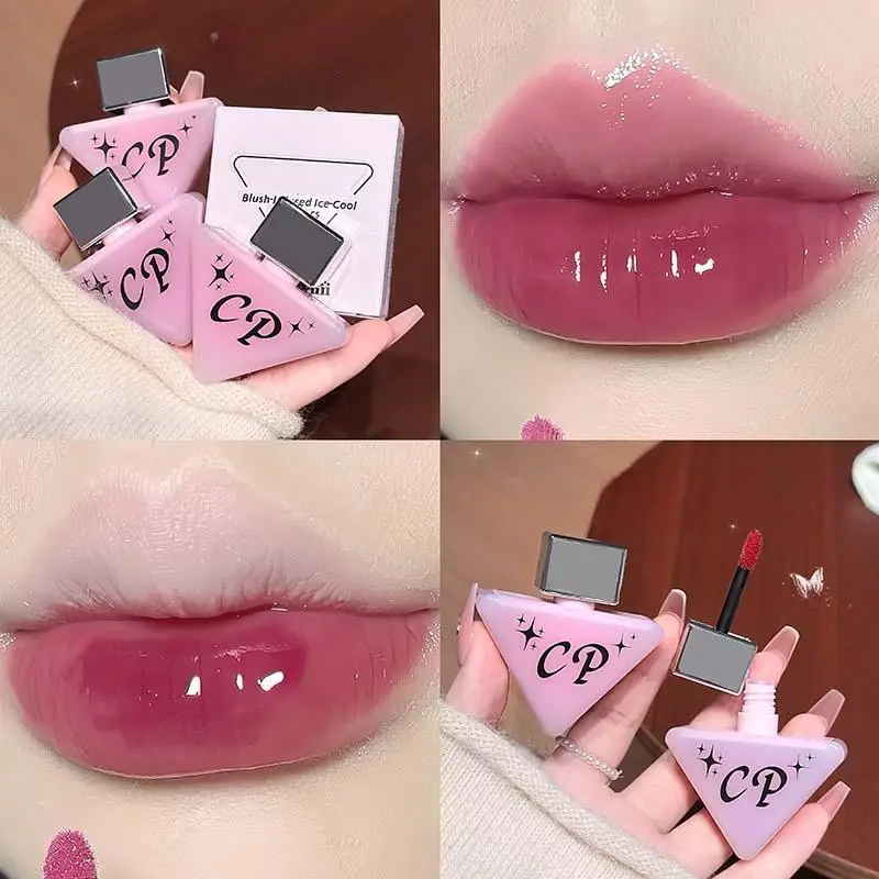 Icy Clear Lipgloss Zijdezachte textuur Moisturizer Opvullende lippen Gemakkelijk aan te brengen Langdurige make-up Lipglazuur lippenstift
