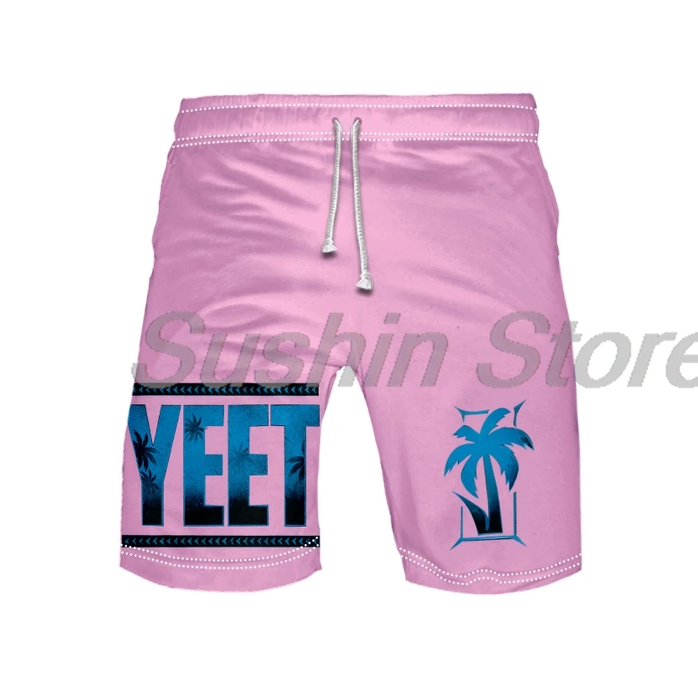 Jey Uso Sweatshorts Hip Hop Jey Uso Yeet Merch Kobiety Mężczyźni Spodnie do koszykówki Letnie spodenki na co dzień Spodnie plażowe