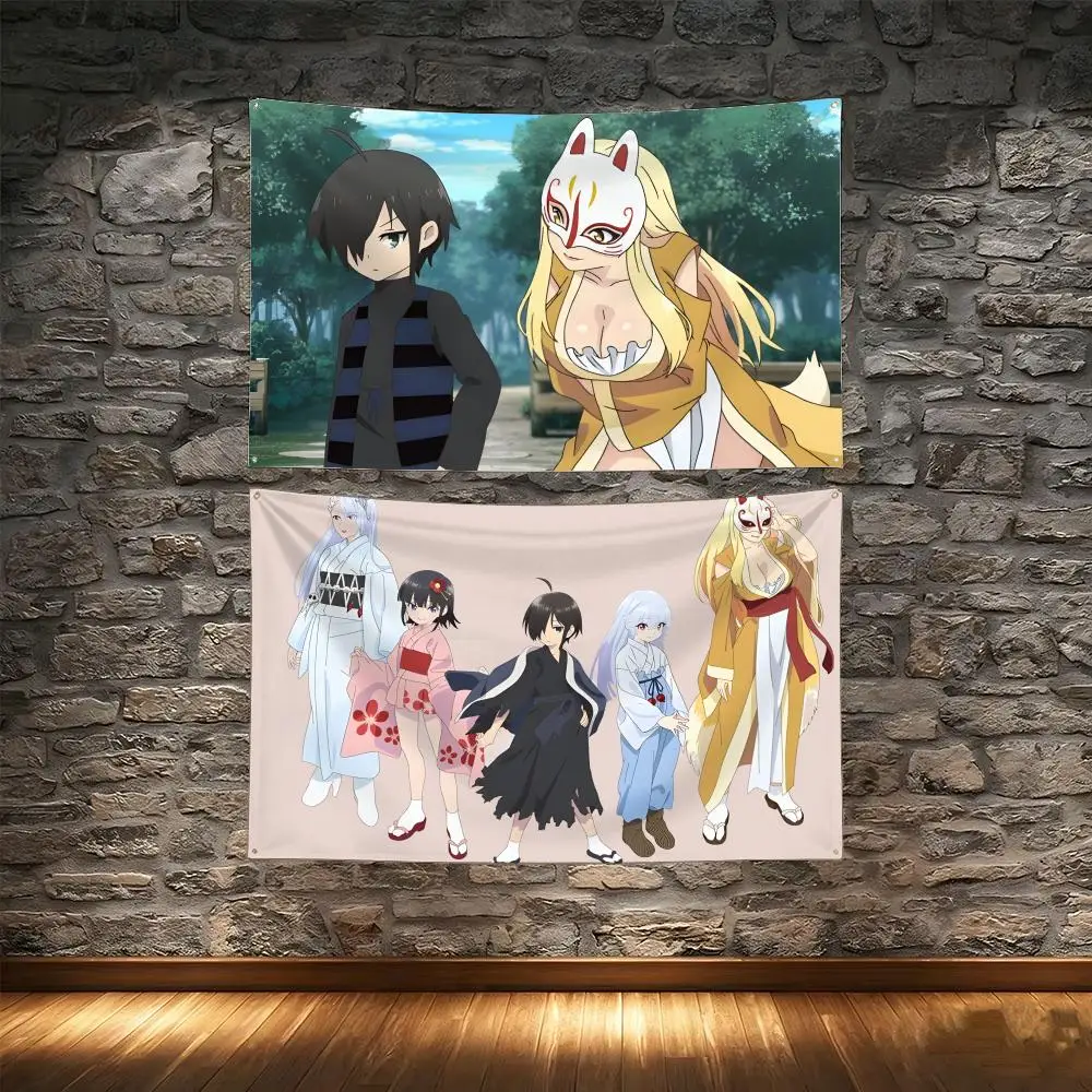 Fantasy Anime K-Kiitarou Shounen no Youkai Enikki Flags Tapestry Creative Pattern Photo Living Room Wall Art Party Outdoor Decor