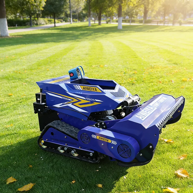 

Индивидуальная газонокосилка-робот 800 мм с нулевым радиусом поворота, вседорожная газонокосилка с дистанционным управлением, самоходная гусеничная