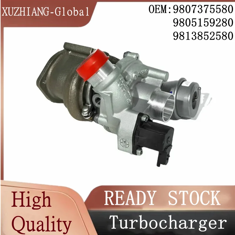 

Новый оригинальный турбокомпрессор 9807375580 9805159280 9813852580 Для Peugeot 308 408 508 3008 4008 5008 Citroen C3XR C4L C5 C6 DS 1.6T