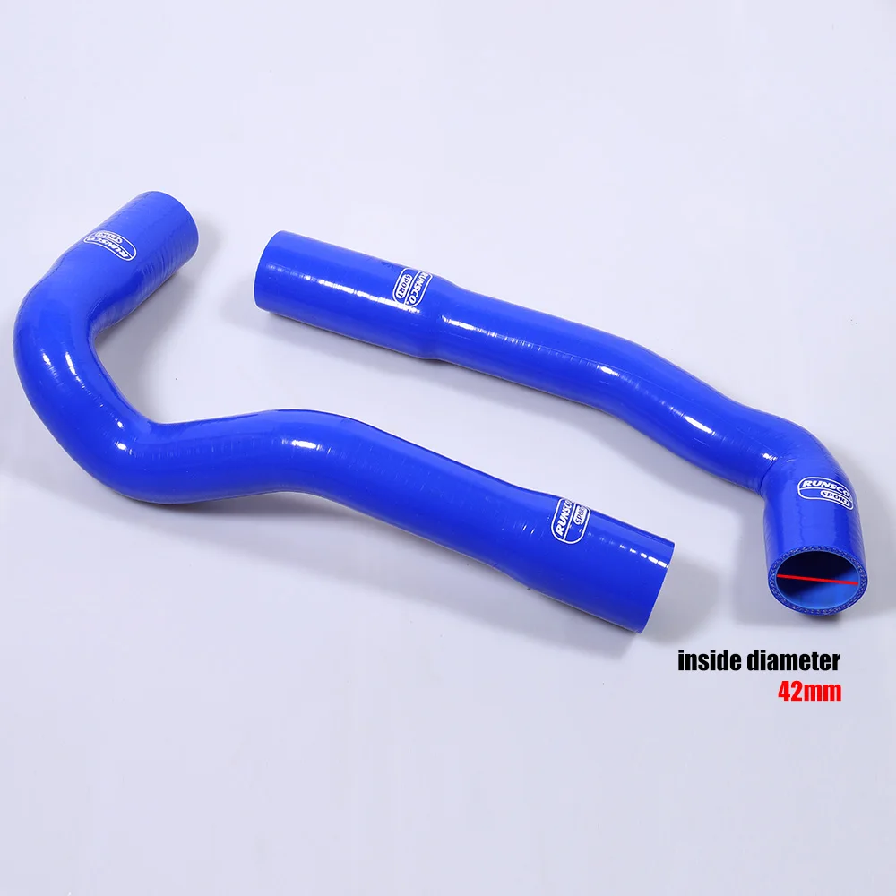 Silicone Coolant Radiator Hose Kit For BMW E36 325i/328i/330i/M3 1992-1997 Silicone Coolant Hose Blue Red Black 2PCs/Set 42mm