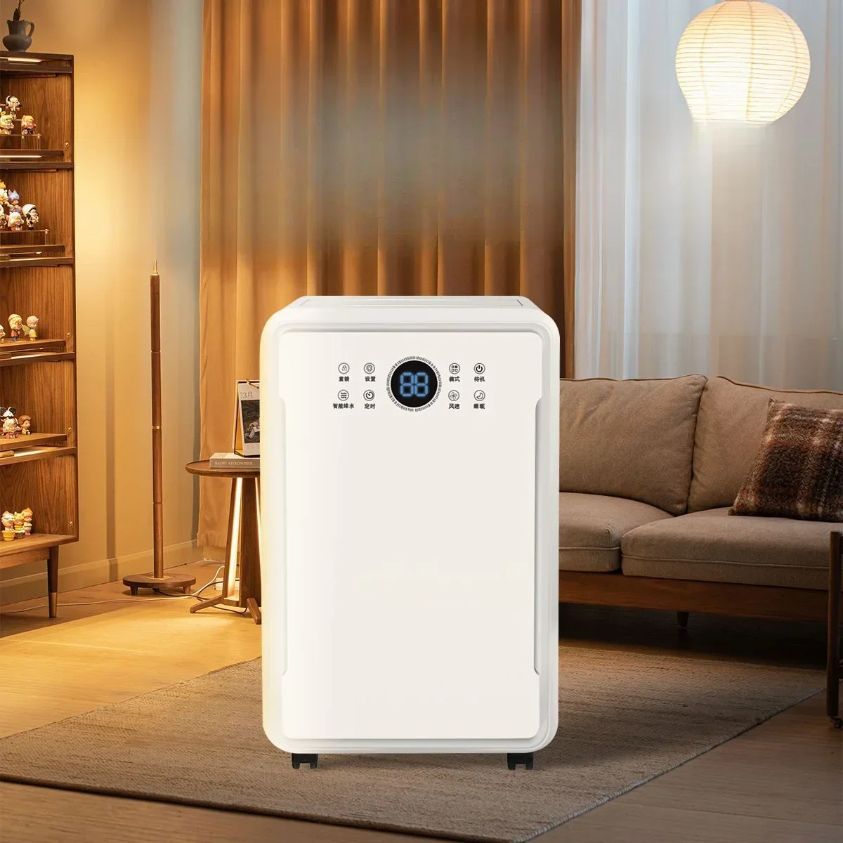Household Dehumidifier 60L Indoor Dehumidification Dry Clothes Dehumidifier Industrial Silent Moisture Absorption Small