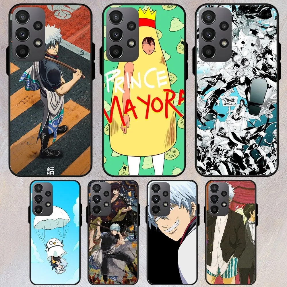 Bilibili Anime GINTAMA Phone Case For Samsung Galaxy S22 S23 S24 S30 Note 20 10 Plus Lite FE ULTRA Shell