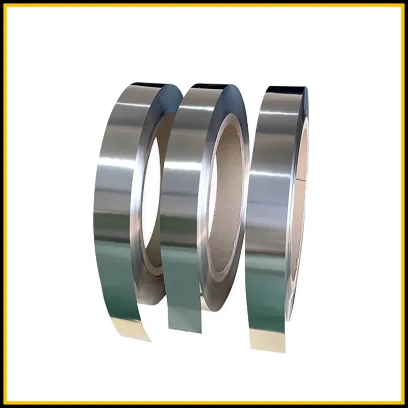 

304 Stainless Steel Thin Foil Strip Roll 0.01-1mm Thick 100mm 200mm Width Option