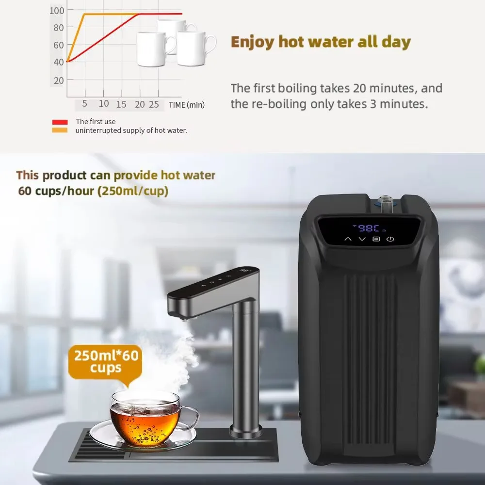Selling Products Household Portable Kitchen Tap Electric Instant Hot Heater Boiling Drinking Water Boiler With Tank