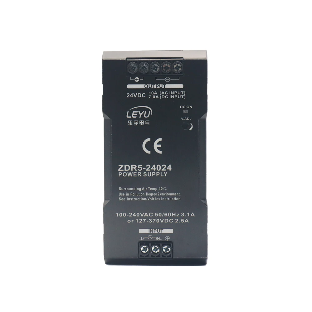 

Импульсный источник питания 24В, рельсового типа, ZDR5-240, мощный источник постоянного тока