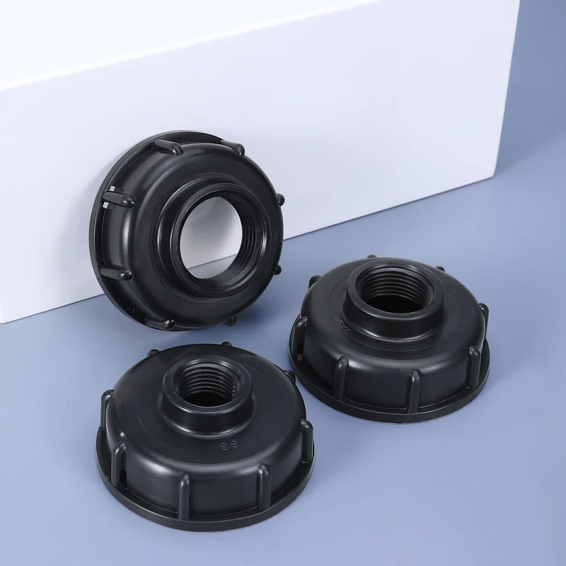 TOCHUN Adattatore Per Rubinetto Serbatoio IBC 1/2 Pollice, Filettatura S60x6, In Ottone E PP, Per Tubo Da Giardino 1/2 E 3/4 Pollici
