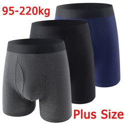 Plus Size Boxershorts Men Cotton Underwear for 95-220kg Boxers Trunks Large Size 8XL Male Comfortable Shorts