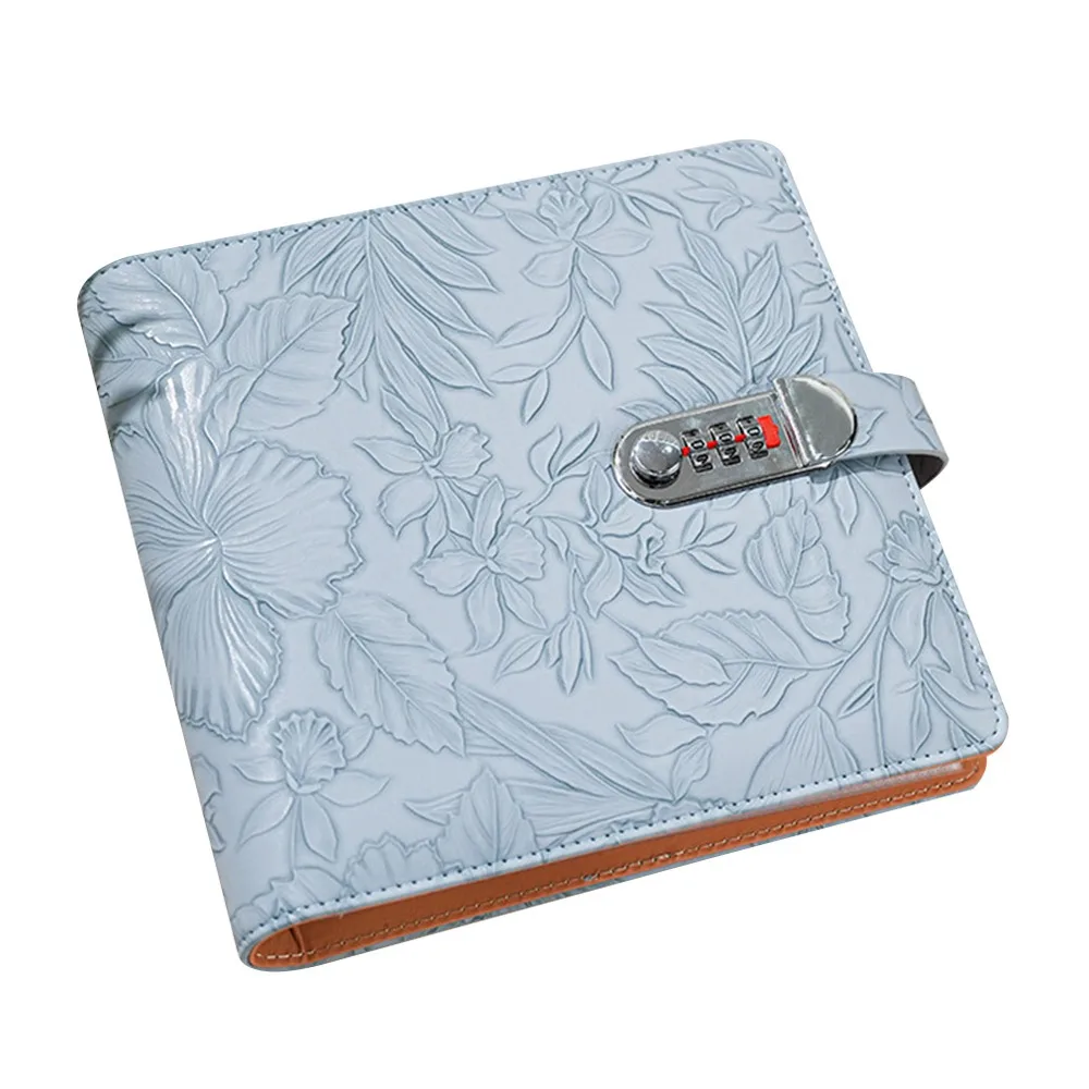 With Password Lock 200 Envelopes Money Saving Challeng Save Money PU Savings Binder Portable Reusable Savings Challenges Book