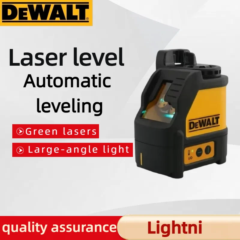 DEWALT DW088CG Laser Level With Case30m Self-Leveling Cross Line Green Cross Line Lase Horizontal Vertical Laser Level  2-Line