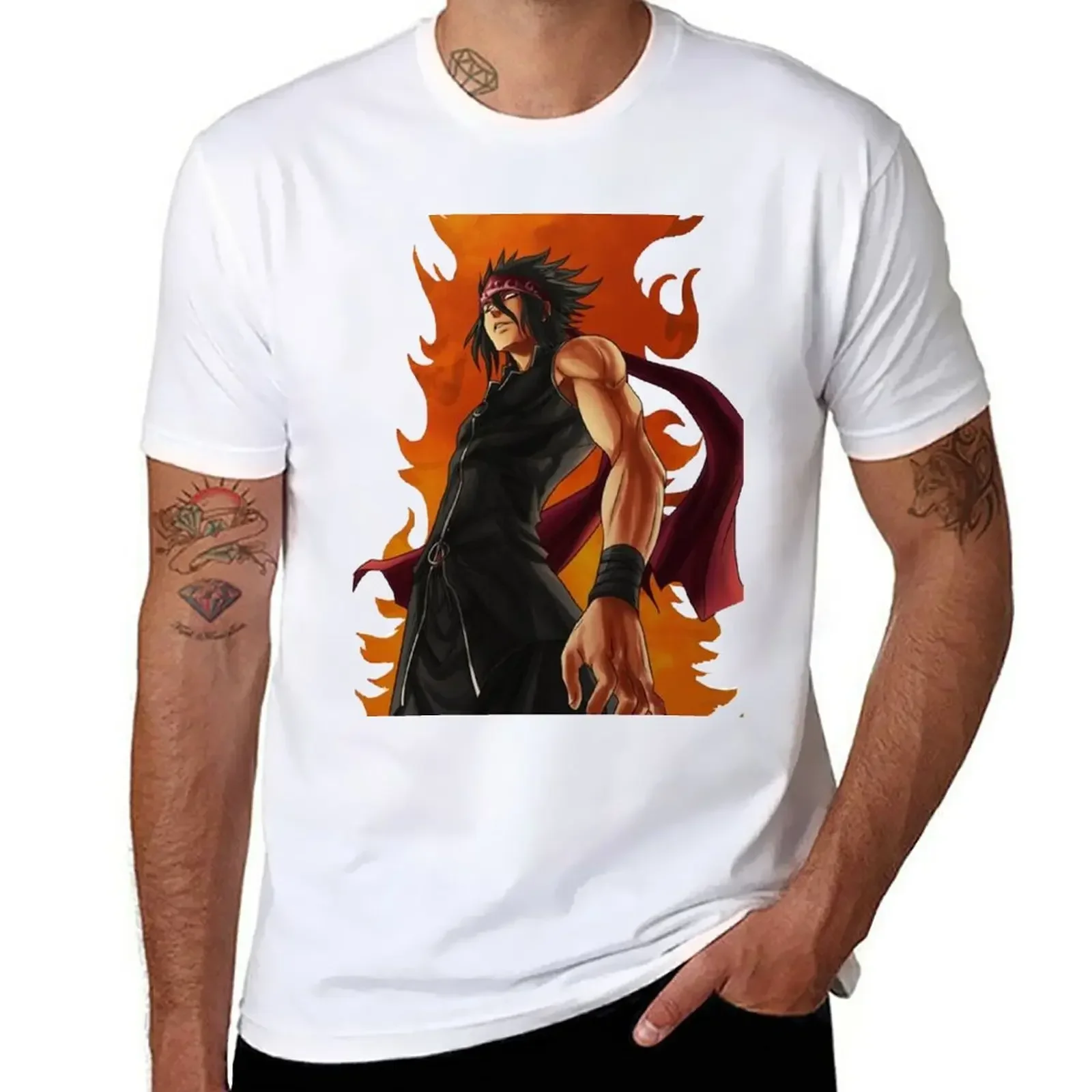 Футболка Ryo Kurokiba, быстросохнущая Милая одежда, мужская одежда