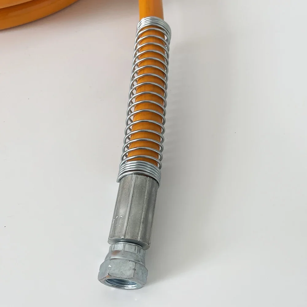 3/8 "เครื่องสเปรย์ Universal Putty Pipe ท่อสีป้องกันการระเบิดสวมใส่แรงดันสูง Airless Steel Wire Spray Pipe