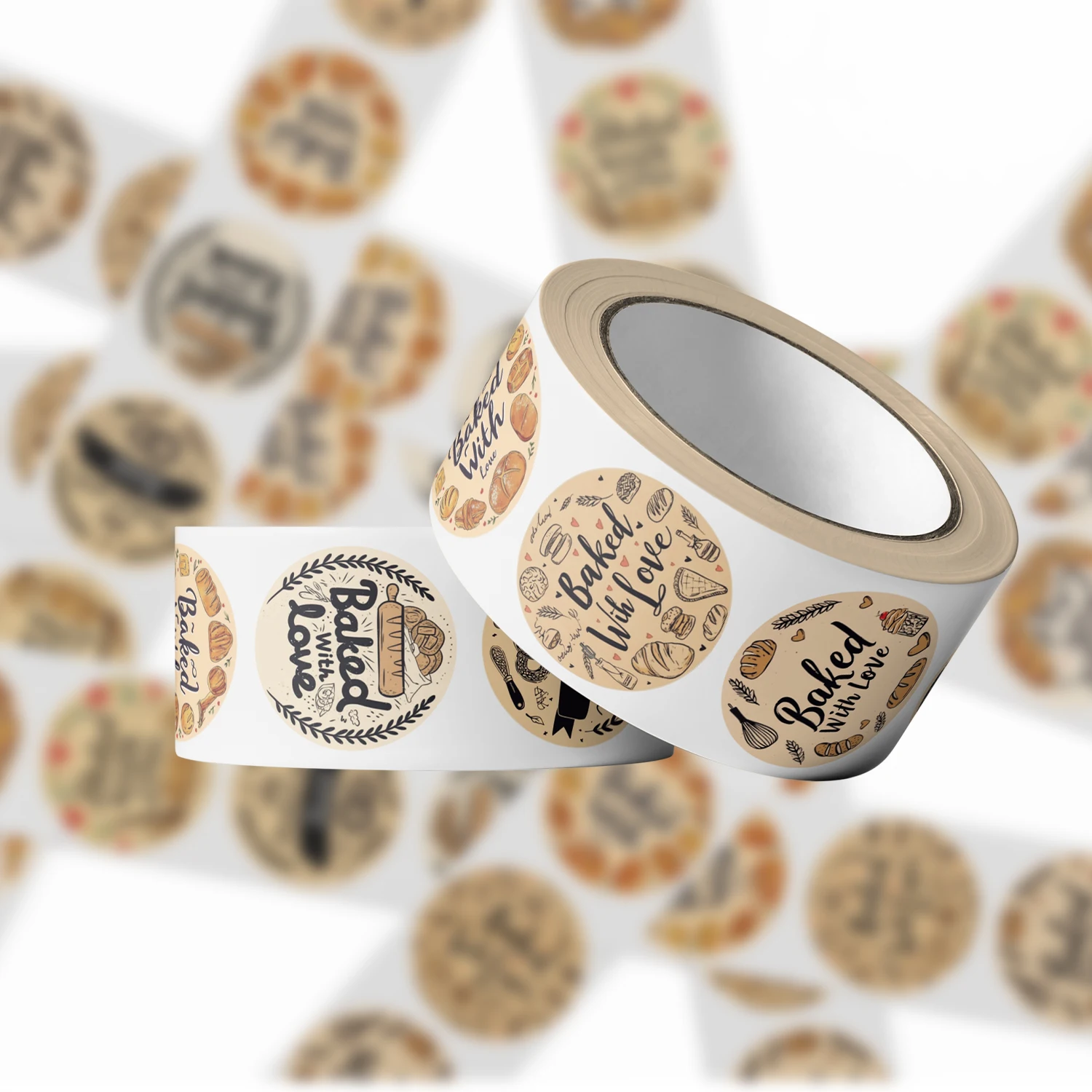 500PCS Baked With L…