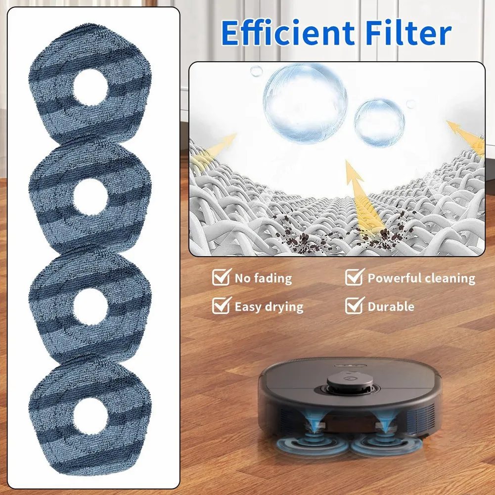 A97G Набор из 19 аксессуаров для робота-пылесоса Eufy X10 Pro: основная щетка, боковые щетки, фильтры, подушечки для швабры, мешки для пыли