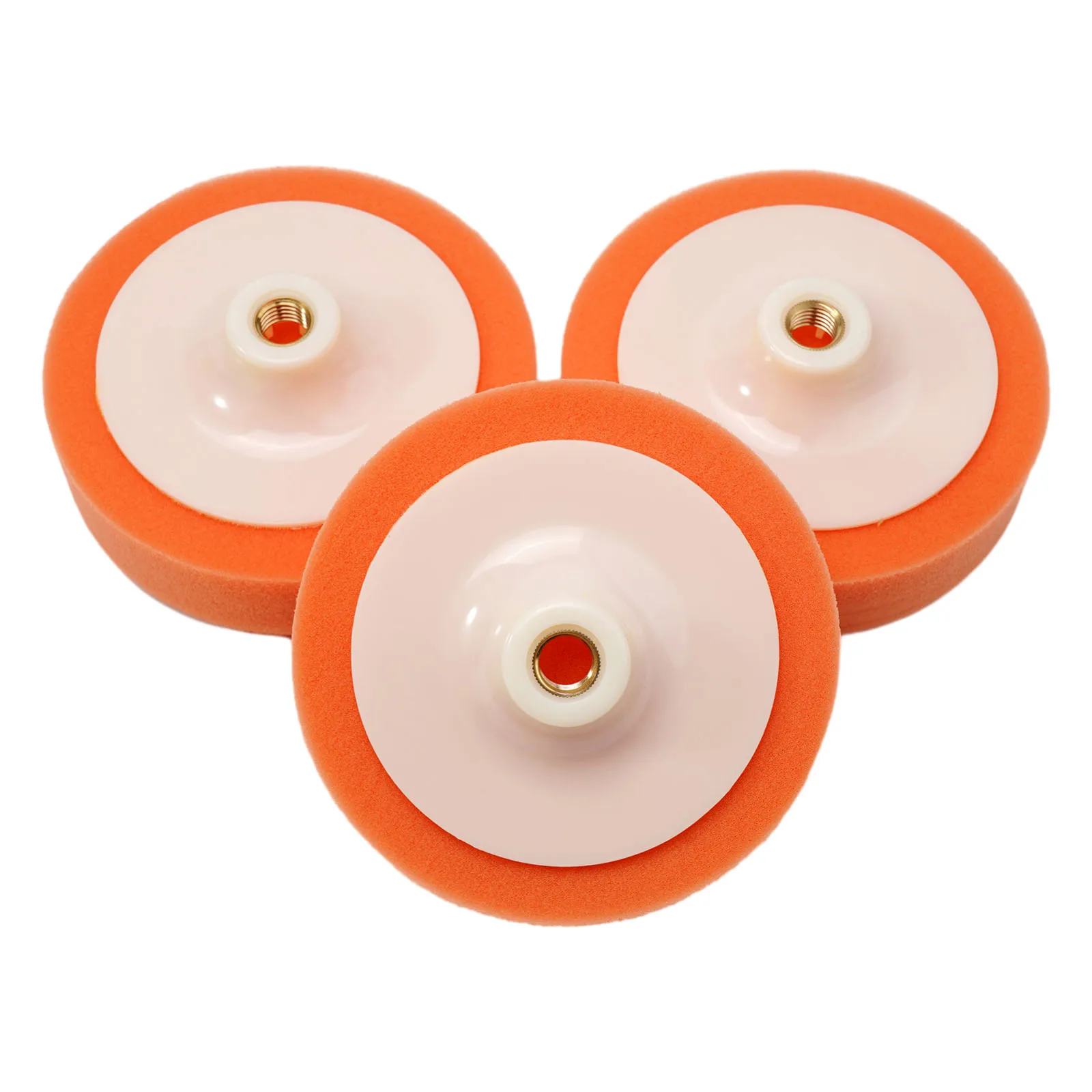 

6inch 150mm Auto Car Polishing Pad For Polisher Sponge Wheel Waxing Orange Car Accessories Polishing Disc Wash Maintenance