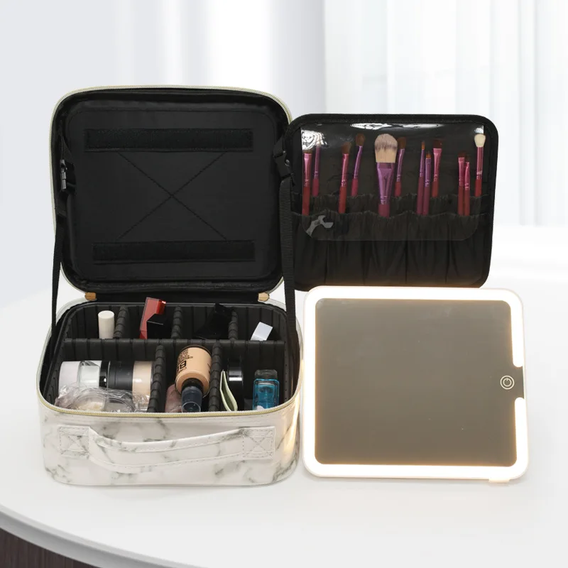 Large-capacity makeup bag, professional makeup artist's kit, nail art storage bag